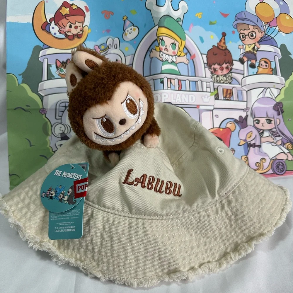 Pop Mart Awakening Spring Series LABUBU Doll Bucket Hat Pop Land - Picture 4 of 7
